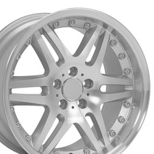 18x8.5 OE Wheels MB09 Silver Machined Wheel 5x112 (35mm)