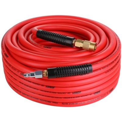 Hybrid Air Hose, 3/8-Inch by 100 Feet Air compressor Hose,Heavy Duty, Lightwe...