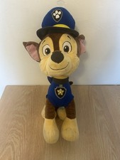 Nickelodeon PAW Patrol Chase Large Plushie Stuffed Animal Police Pup