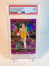 Cameron Brink PSA 9 2024 Select WNBA Pink Purple Prizm /99 RC