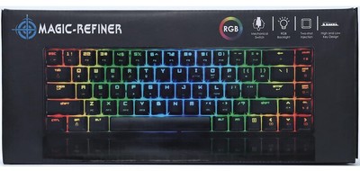 Magic Refiner 64% Mechanische Gaming Tastatur USB 68 Tasten LED Hintergrundbeleuchtung Wasserdicht