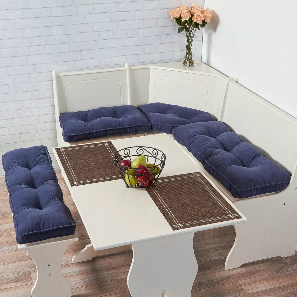 4 piece breakfast nook cushions deals