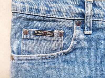 Jeans Hugo Boss Hose Blue Jeans Gr. 50 Designer BOSS  Markenjeans 32/36