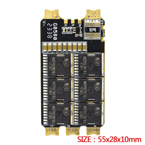 12S LiPo Lightning mini 60A/80A motor de CC sin escobillas propulsor submarino ESC - Imagen 6 de 7