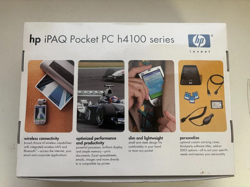 Brand New HP iPAQ Pocket PC h4155 w/ Micro Keyboard Accessory - Image 3 of 4