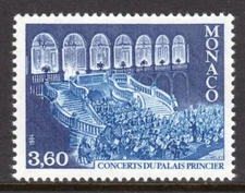 Monaco Scott #1435 VF MNH 1984 75th Anniversary Princely Palace Concerts