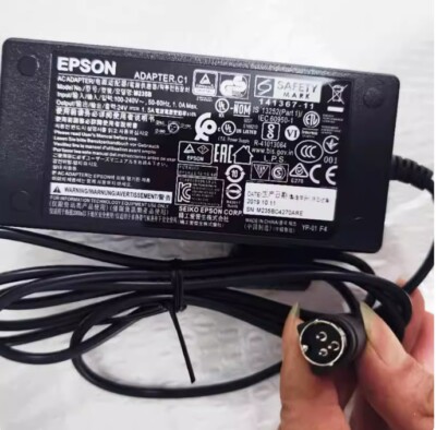For Epson M235A/B power adapter 24V1.5A suitable for T88IV/T82II/U330