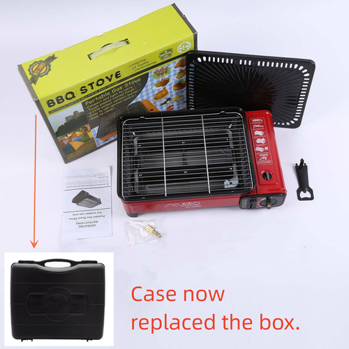 Portable Camping Stoves BBQ Gas Stove Barbecue Hotplate BBQ Griddle Gas