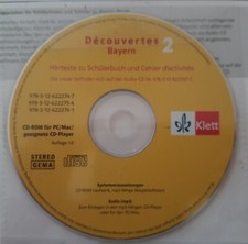 Klett Découvertes 2 Bayern * CD-ROM Hörtexte zu Cahier d'activités & Schülerbuch
