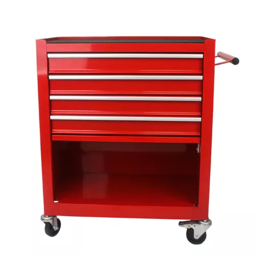 4 Drawers Rolling Tool Box Cart Chest Tool Garage Storage Cabinet with Wheels US - Picture 23 of 36