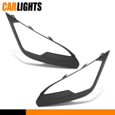 Left+Right Front Bumper Fog Light Lamp Cover Bezel Fits 2018-2021 Ford EcoSport