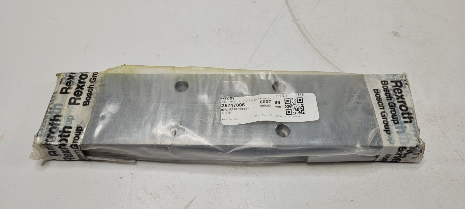 Bosch Rexroth Linear R167520431 Size W 25/70 Guide Rail KSA-025-BNS-N-MA-AK NEW