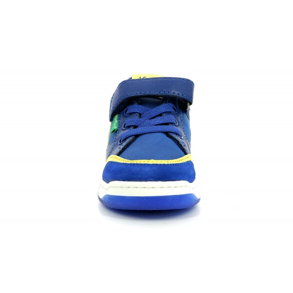 Kickers Zapatillas Niño Kouic Con Rasgar Y Cordones Elástico - 53 ( Azul Mar / - Imagen 3 de 4