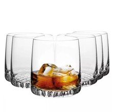 Krosno Fjord Bicchieri da whisky brandy rum | Set 6 | 370 ml | Lavastoviglie