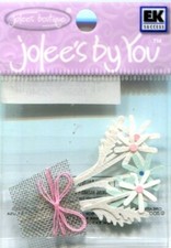 Vase of Daisies scrapbook 3D embellishment Jolee's by You JJFA015