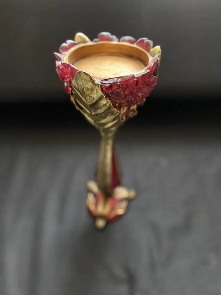 Candle Stand with Unique Flower Design - Image 4 of 4