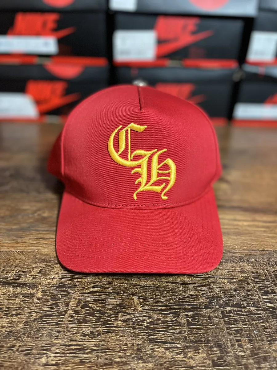 Chrome Hearts Red / Yellow Online Exclusive CH Silver Hat