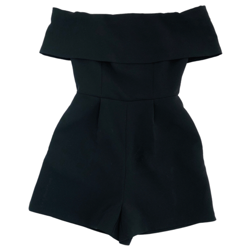 Kookai Playsuit Size 38 / AU 10 Billie Romper Black Off The Shoulder - Picture 7 of 15