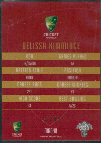 2020/21 CA Traders Cricket MOJO Ruby, Individual Card Sale only Nr-Mint. - Picture 33 of 99
