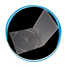 100 Pack 5.2mm Single Super Clear CD DVD R CDR DVDR Disc PP Poly Plastic Case