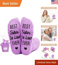 Non-Slip Plush Socks for Her - Gift Boxed for Sister-in-Law and Mother