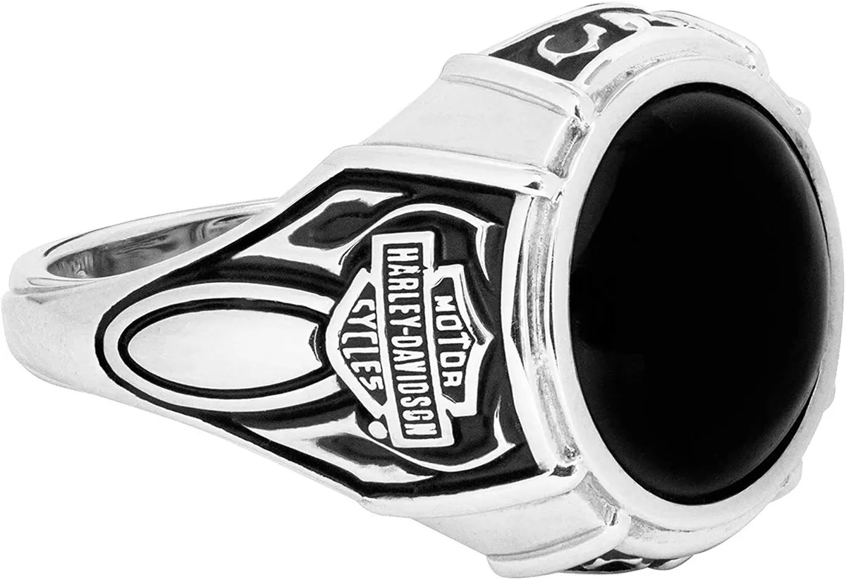Harley davidson black onyx ring best sale collection