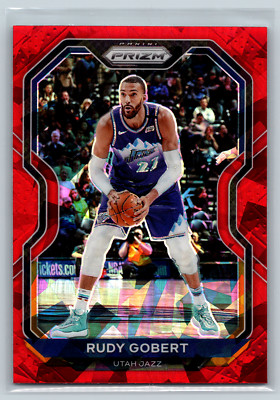 Rudy Gobert 2020 Panini Prizm Red Ice Prizms #53 Utah Jazz | eBay