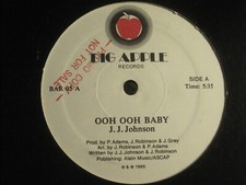 J.J. JOHNSON OOH OOH BABY 12" OG '85 BIG APPLE BAR-05 RARE SYNTH FUNK BOOGIE VG+