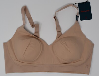 Tommy John Comfort Smoothing Triangle Bralette Rugby Tan M (A-C) (D-DD) L (A-C)