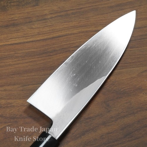 Japanese Motokyuichi Shirogami White #2 Steel Deba Knife 180mm Japan - Picture 6 of 9