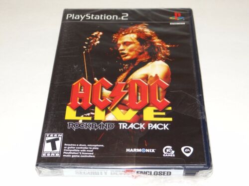AC/DC Live RockBand Track Pack for Playstation 2 PS2 Brand New & Factory Sealed - 第 1/1 張圖片