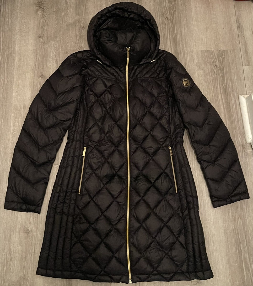 Michael Kors Ultra Light Weight Long Puffer Jacket Knit Michael Kors Ultra Light Weight Long Puffer Jacket Knit
