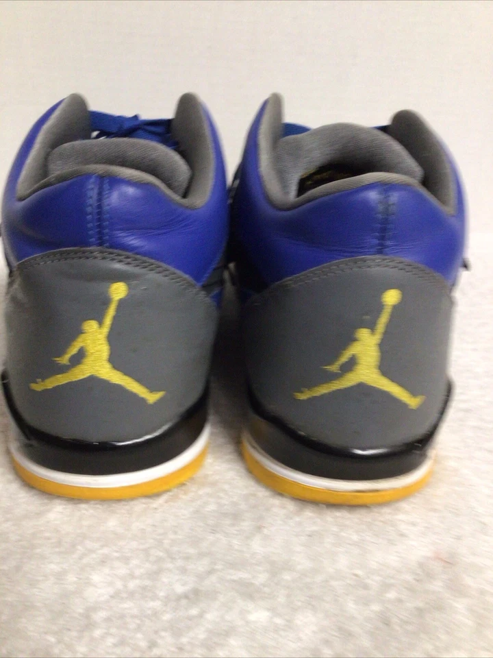 Nike Air Jordan Flight Club 80’s Game Royal Cinza Preto Azul Masculino 11.5 - Imagem 4 de 4