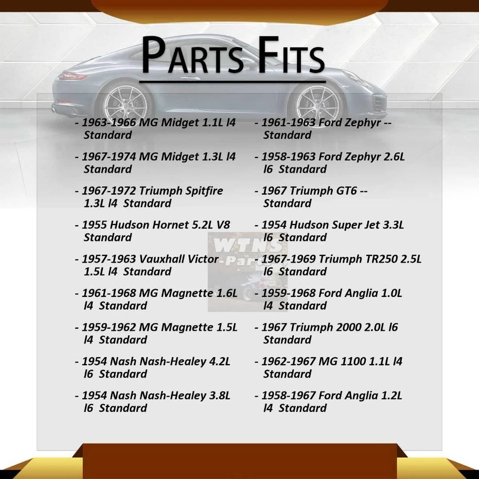 Se adapta a 1958 1959 1960 1961 Ford Anglia GMB eje trasero todas las juntas junta universal Foto 3 de 4