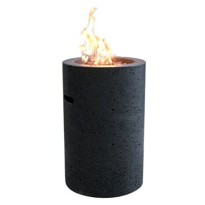 Modeno 27 6 Inches Lava Tube Propane Fire Pit Bowl Outdoor Patio