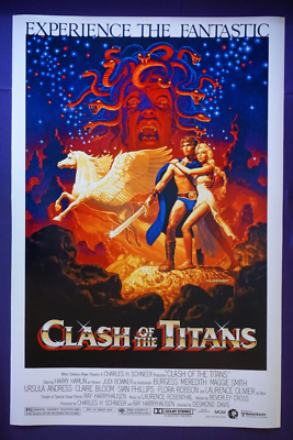 Clash of the Titans Hildebrandt Pegasus Movie Art Pic Print Poster