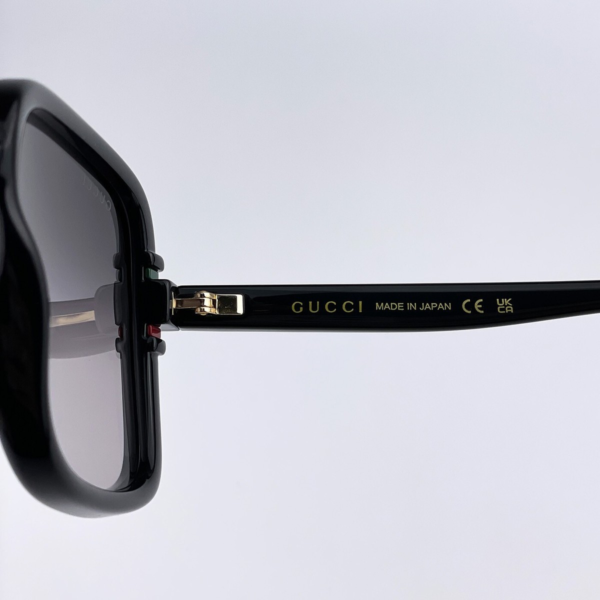 SALE! NEW GUCCI GG1066S 001 Black Grey Gradient Butterfly Women Sunglasses Gucci GG1866SK 001 Black Grey Butterfly Sunglasses - eye-oo.com main image 4