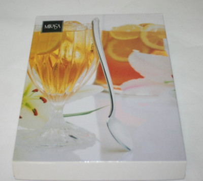 Mikasa Classico Ice Tea Spoon Set of 4 GF104/419 NIB