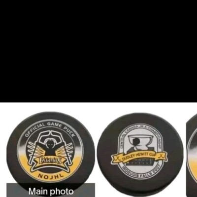 ABITIBI ESKIMOS NOJHL OFFICIAL GAME PUCK CENTRAL CANADA JR. A CHAMPIONSHIP   