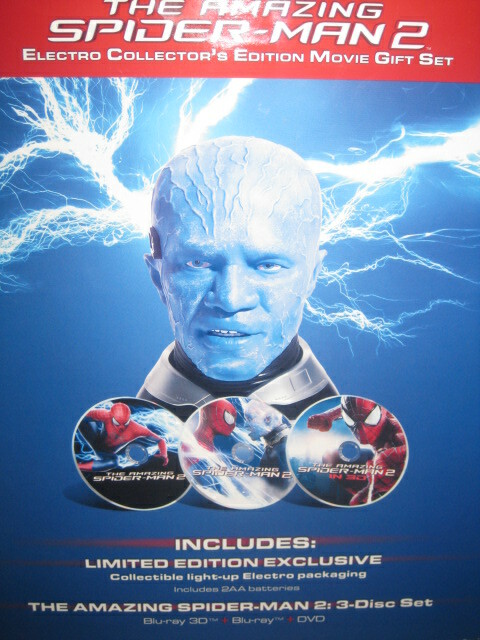 The Amazing Spider-Man 2 Blu-Ray/DVD/3D Blu-Ray with Light