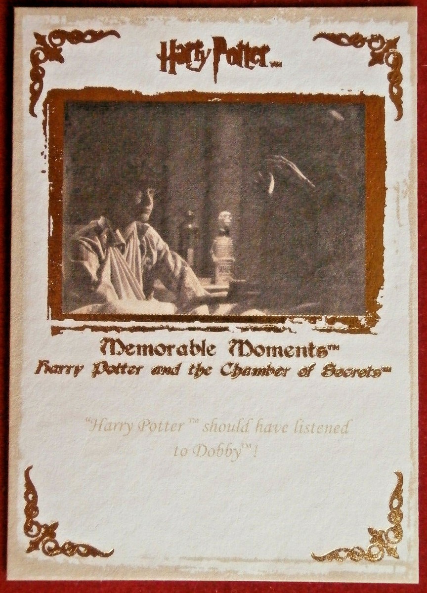 HARRY POTTER MEMORABLE MOMENTS #1 Card #22 SHOULD HAVE