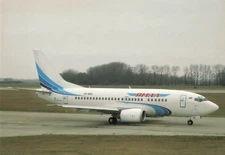 Postcard Airline YAMAL B-737-528 VP-BRQ No. A1199 CC7.
