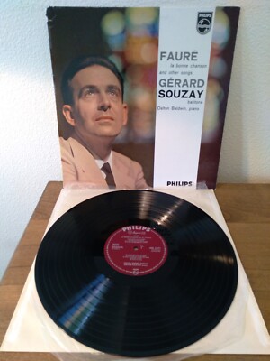 Gerard Souzay Dalton Baldwin: Faure La Bonne Chanson LP NM, Philips ABL.3371 