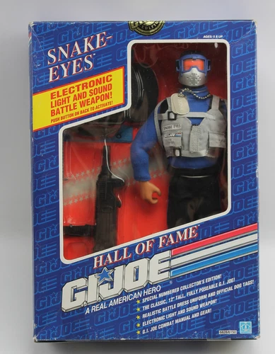 GI Joe 12" Snake Eyes Hall of Fame Action Figure Collectors Edition