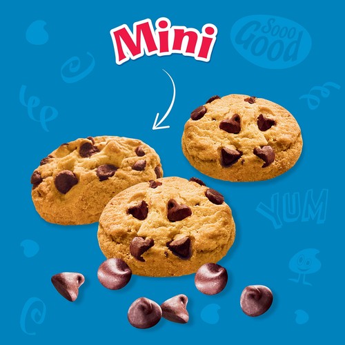 CHIPS AHOY Mini Original Chocolate Chip Cookies 40 Snack Packs 4 Boxes - Picture 3 of 9