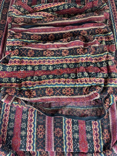 Ancien Kilim KURDE Turc laine couleur coussin tissu Nomade tenture textile