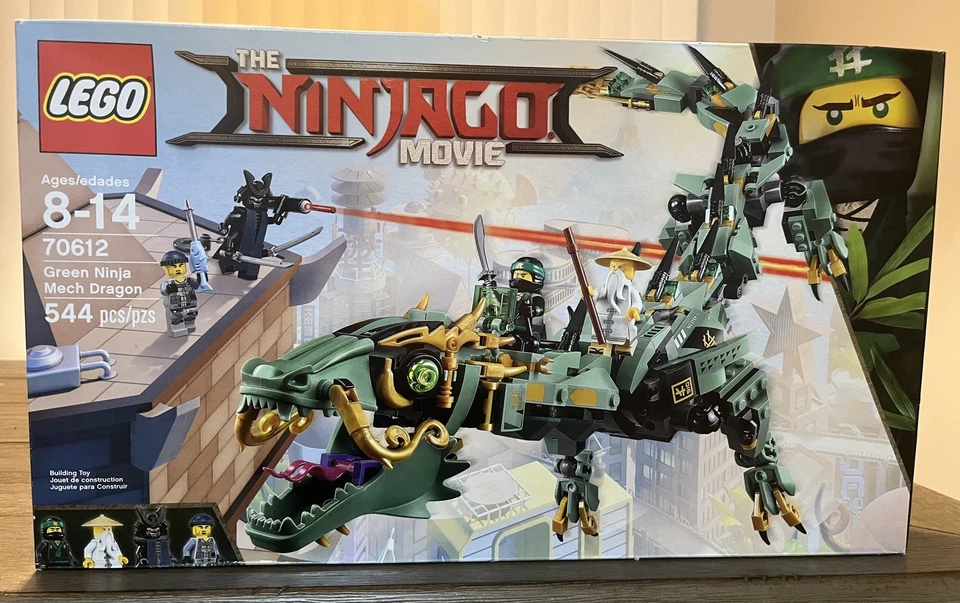 LEGO Set 70612 Ninjago Película Retirado: Dragón Ninja Mech Verde Nuevo Caja Sellada Foto 4 de 4
