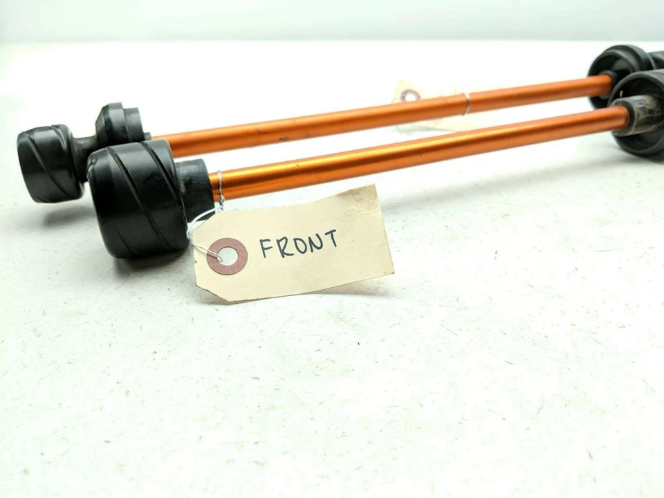 10 Ducati Monster 696 SpeedyMoto Front And Rear Wheel Axle Slider Swingarm Spool - Image 2 of 4