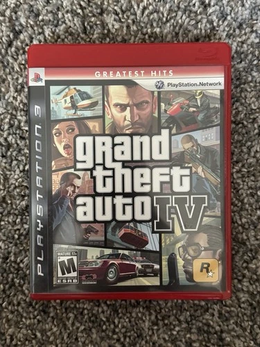 Grand Theft Auto IV GTA 4 PS3 Greatest Hits Map Manual Tested