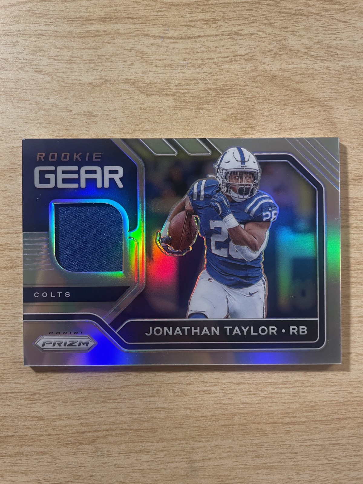 2020 Panini Prizm - Jonathan Taylor #4 Rookie Gear Prizm